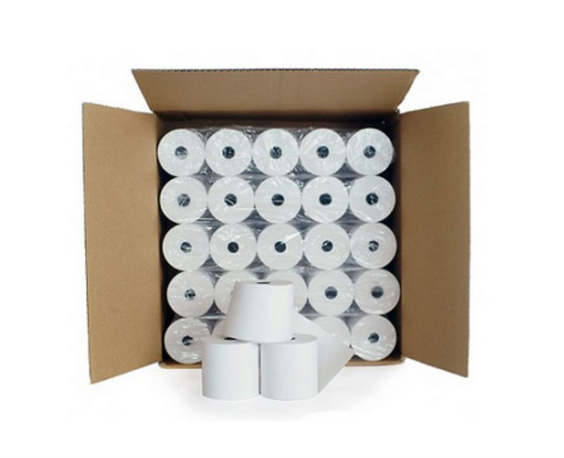 BEL-papier pour imprimante thermique 50 rouleaux de papier thermique pour  reus, 2,2x1,6 pouces, épais, Petit noyau de tube