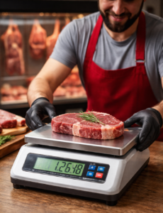 balance de comptoir professionnelle avec tickets