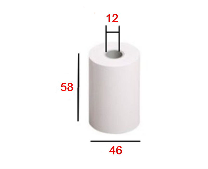 Bobine ou rouleau papier thermique 60 x 90 x 25.4 pour balance